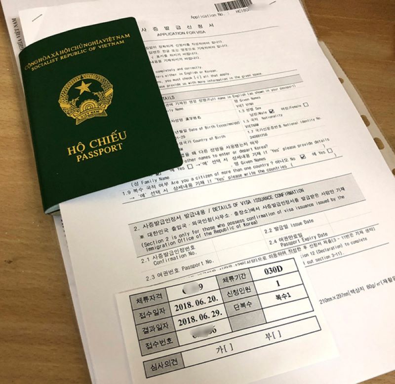 Cần chuẩn bị đầy đủ các hồ sơ khi xin visa Hàn Quốc (Ảnh: Sưu tầm)