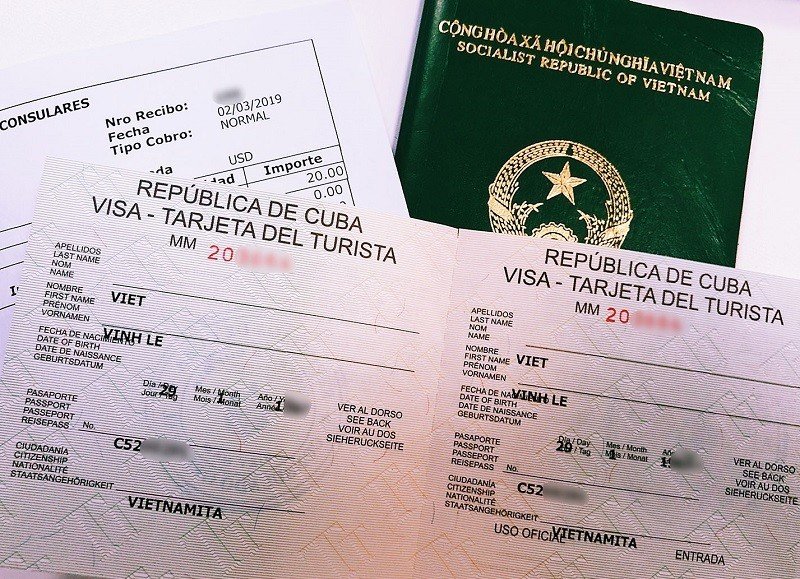 Trọn bộ hồ sơ xin visa Cuba