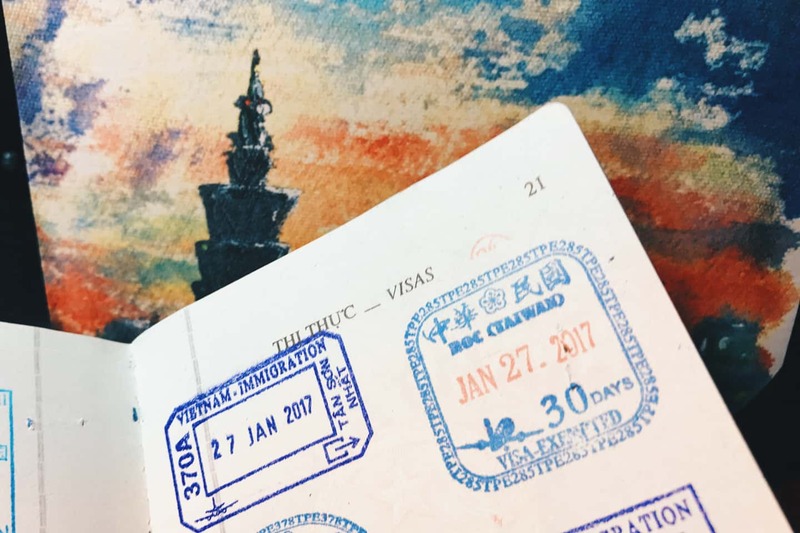 Visa đi Đài Loan online 2023