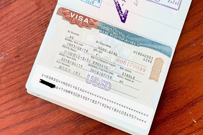 Thời gian nhận lại visa Hàn Quốc 5 năm (Ảnh: Sưu tầm)