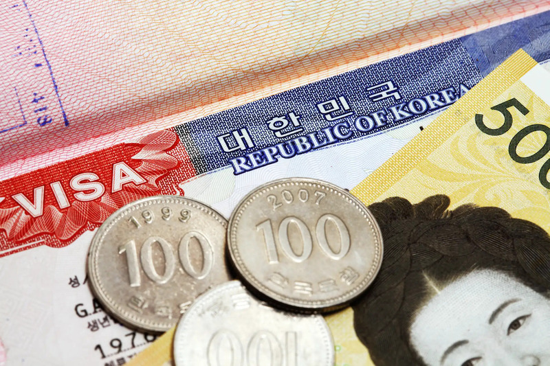 Phí xử lý visa du lịch Hàn Quốc 3 tháng
