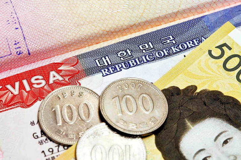 Lệ phí cho visa multi Hàn Quốc (ảnh: sưu tầm)