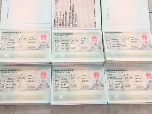 Dịch vụ làm visa Trung Quốc (ảnh: sưu tầm)
