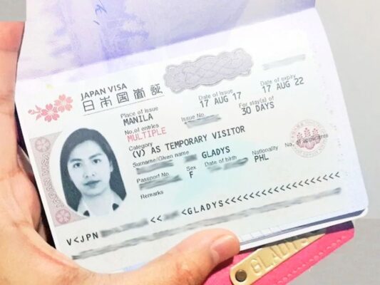 Visa multiple Nhật Bản (ảnh: sưu tầm) 