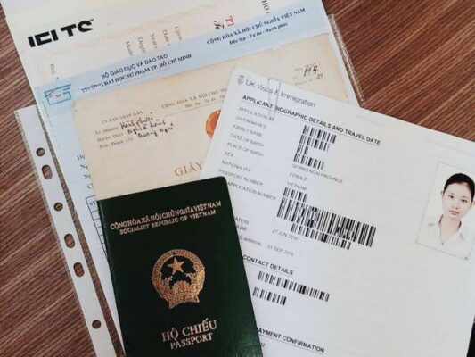 Hồ sơ xin visa (ảnh: sưu tầm)