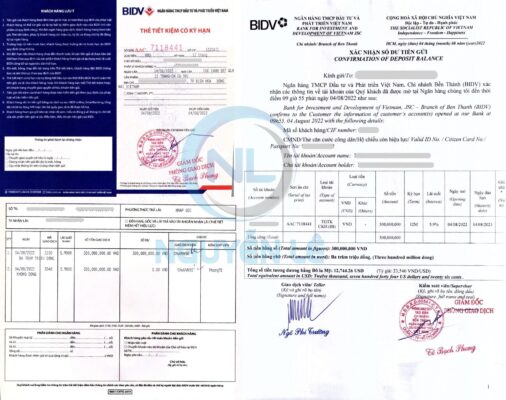 Chứng minh tài chính minh bạch khi xin visa du lịch Mỹ (ảnh: sưu tầm)