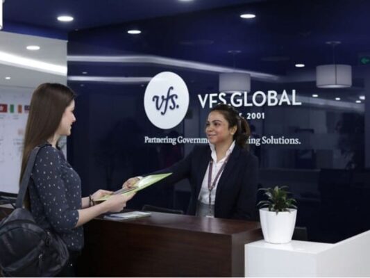 Đặt lịch hẹn tại VFS Global (ảnh: Sưu tầm)