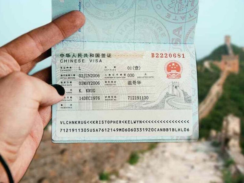 Visa Trung Quốc du lịch được sử dụng rộng rãi nhất (Ảnh: Sưu tầm) 