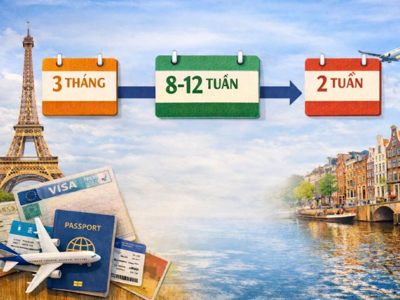 Xin visa Schengen đúng thời điểm là bước đầu tiên cho hành trình suôn sẻ (Ảnh sưu tầm)