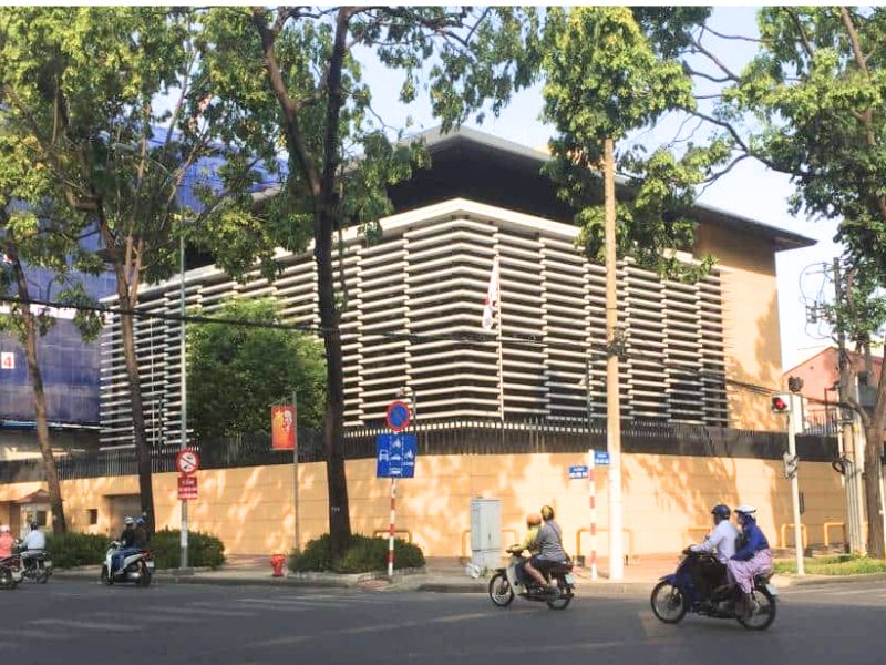 Đại sứ quán Nhật Bản tại Việt Nam (ảnh: sưu tầm)