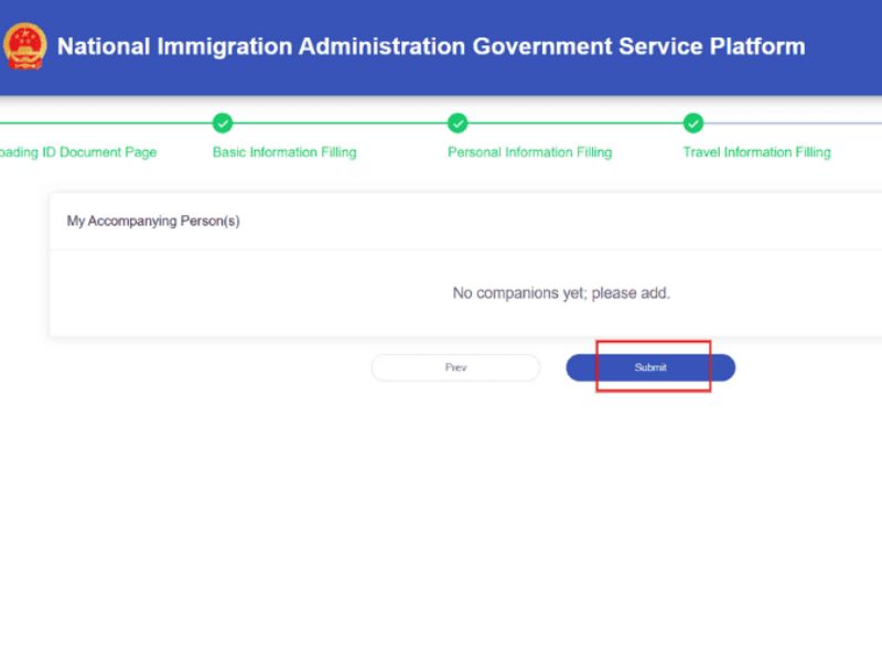 Điền thông tin trên website chính thức (ảnh: sưu tầm)