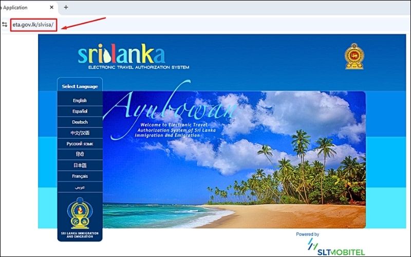 Các bước xin visa Sri Lanka cho người Việt tại nhà