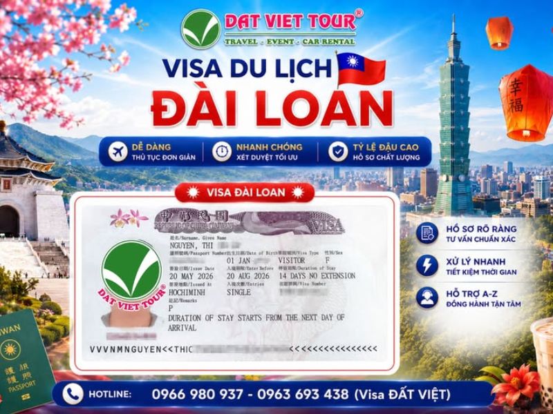 Visa Đài Loan Đất Việt