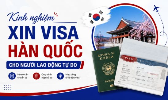 Cách xin visa Hàn Quốc cho lao động tự do
