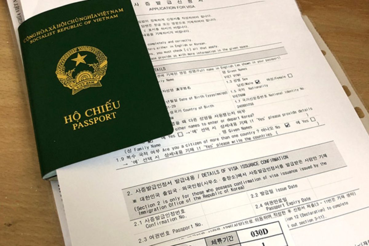 Chuẩn bị hồ sơ xin visa Hàn Quốc