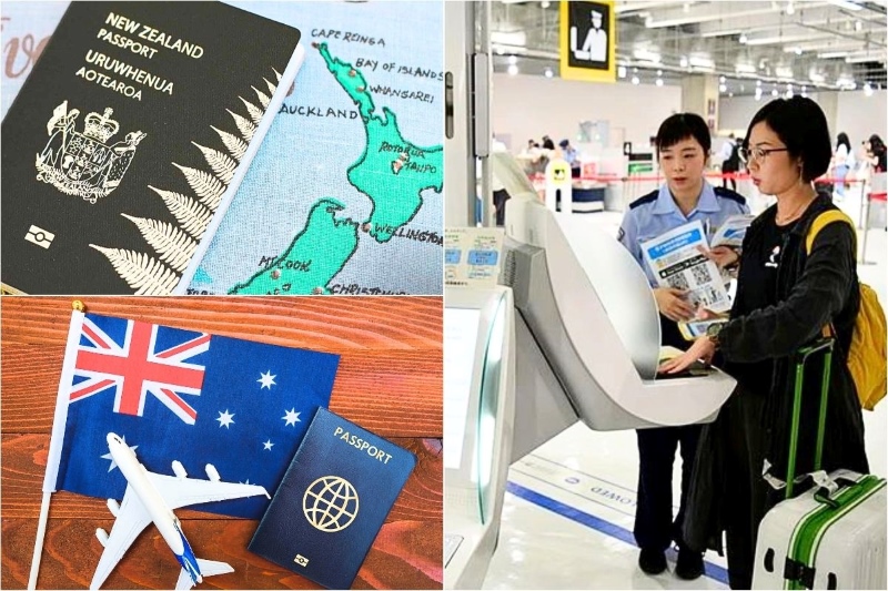 Úc và New Zealand được miễn visa với thời gian tối đa 90 ngày