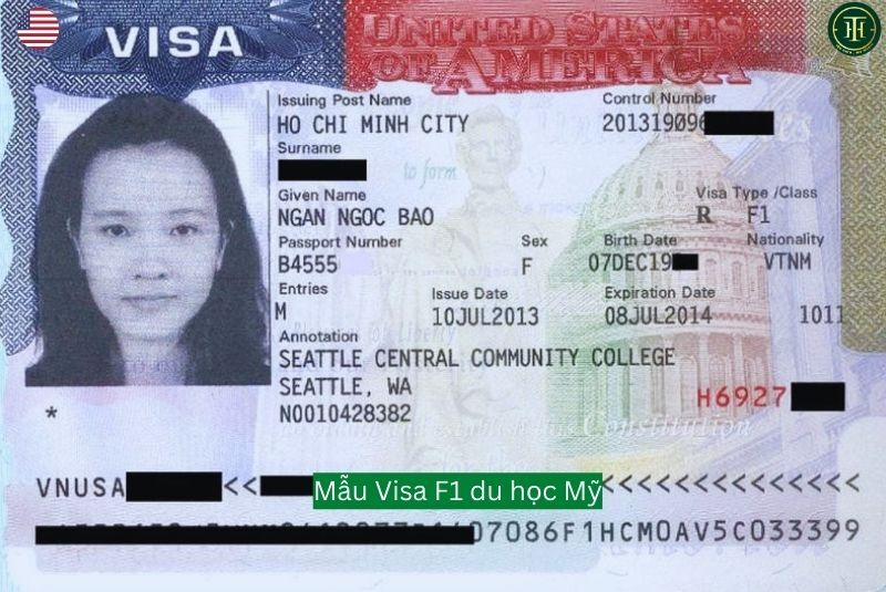 Mẫu xin visa F-1 Mỹ