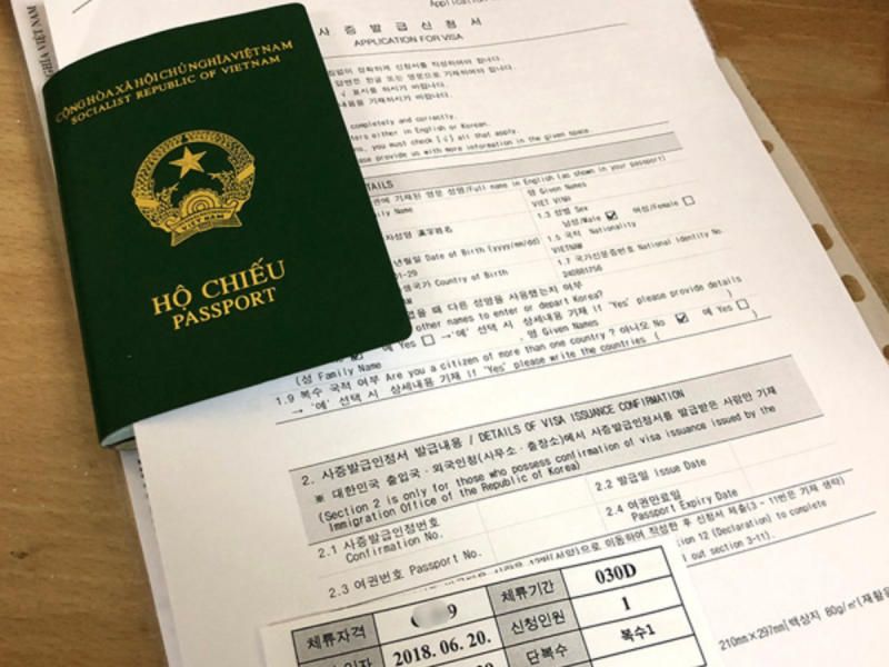 Chuẩn bị giấy tờ để xin visa du lịch Hàn Quốc