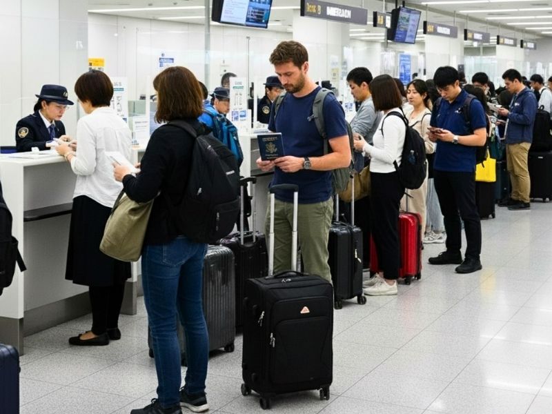 Du khách quá cảnh tại Nhật Bản